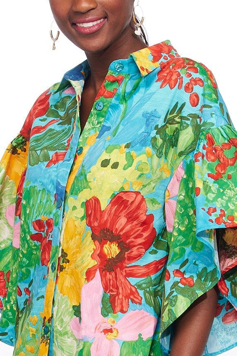 Mallory Mini Dress with Tiered Sleeves - Matisse